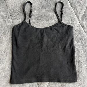 Vintage Y2K Energie black cami crop tank top size medium